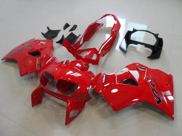 Best 1998-2001 Red Honda VFR800 Moto Fairings Canada