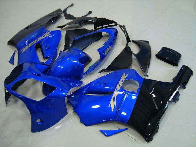 Best 2000-2001 Blue Black Kawasaki ZX12R Bike Fairing Kit Canada