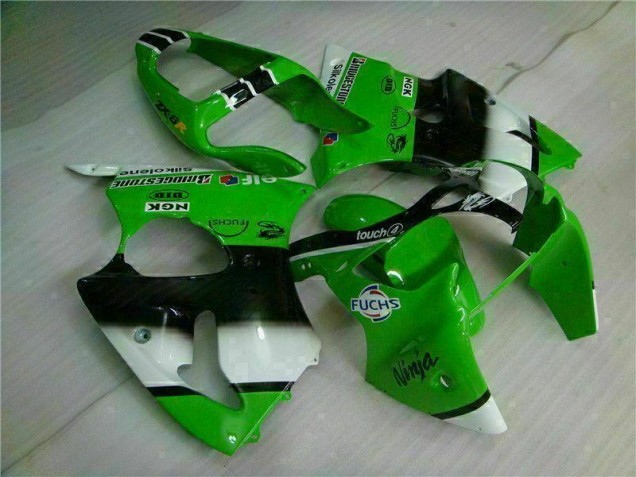 Best 2000-2002 Green Black Kawasaki ZX6R Motorbike Fairing Canada