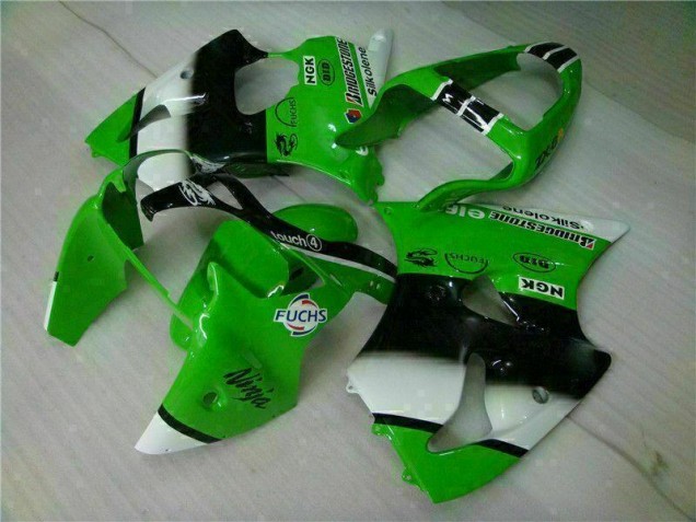 Best 2000-2002 Green Black Kawasaki ZX6R Motorbike Fairing Canada