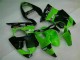 Best 2000-2002 Green Kawasaki ZX6R Motorbike Fairing Kits Canada