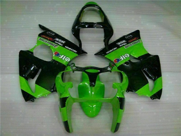 Best 2000-2002 Green Kawasaki ZX6R Motorbike Fairing Kits Canada