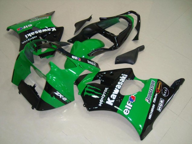 Best 2000-2002 Green Monster Kawasaki ZX6R Replacement Motorcycle Fairings Canada