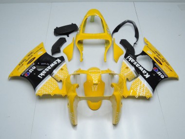 Best 2000-2002 Yellow Arrow Kawasaki ZX6R Motorcylce Fairings Canada