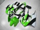 Best 2000-2002 Green White Black Kawasaki ZX6R Bike Fairing Kit Canada