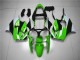 Best 2000-2002 Green White Black Kawasaki ZX6R Bike Fairing Kit Canada