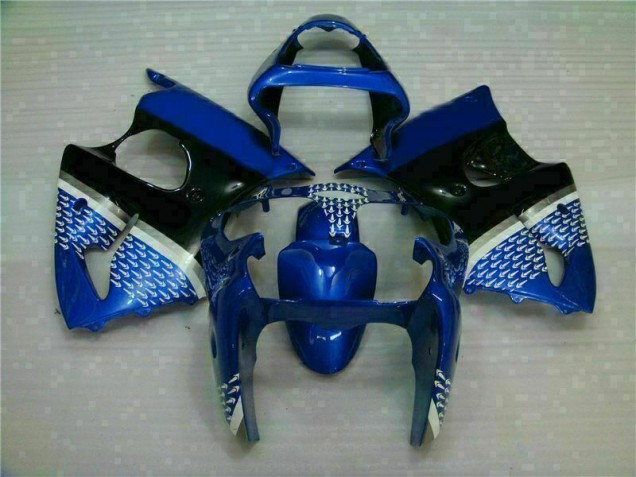 Best 2000-2002 Blue Kawasaki ZX6R Motorcylce Fairings Canada