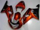 Best 2000-2002 Orange Black Suzuki GSXR 1000 Bike Fairing Canada