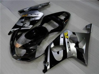 Best 2000-2002 Silver Black Suzuki GSXR 1000 Motor Fairings Canada