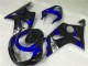 Best 2000-2002 Blue Black Suzuki GSXR 1000 Motorcycle Fairings Kit Canada