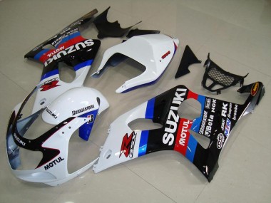 Best 2000-2002 Black White Blue Suzuki GSXR 1000 Moto Fairings Canada