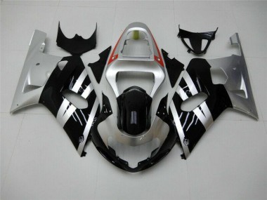 Best 2001-2003 Black Silver Suzuki GSXR 600/750 Motorbike Fairing Canada