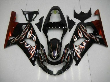 Best 2001-2003 Black Suzuki GSXR 600/750 Motorcycle Bodywork Canada