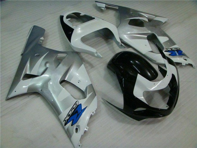 Best 2001-2003 Silver Black Suzuki GSXR 600/750 Motorbike Fairing Kits Canada