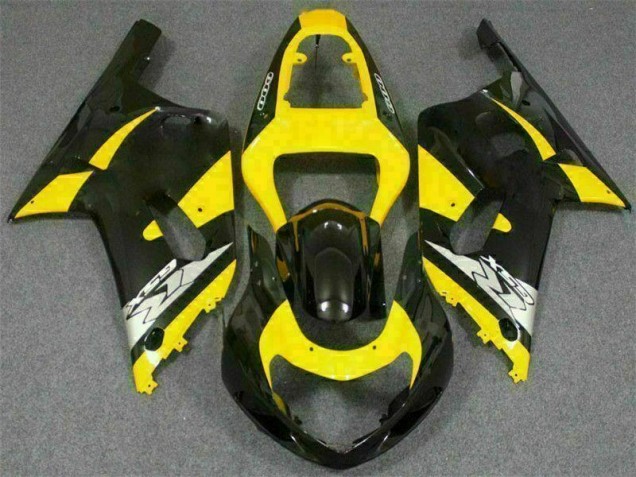 Best 2001-2003 Yellow Black Suzuki GSXR 600/750 Motorcycle Replacement Fairings Canada