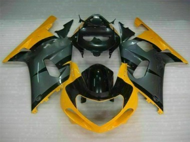 Best 2001-2003 Black Yellow Suzuki GSXR 600/750 Bike Fairing Canada