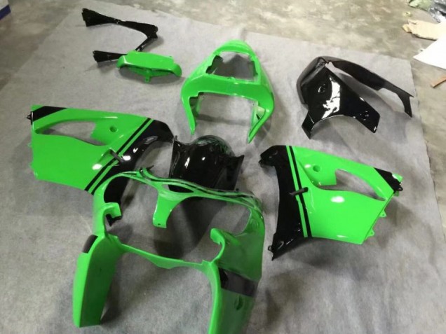 Best 2002-2003 Green Glossy Black Kawasaki ZX9R Motorbike Fairing Canada