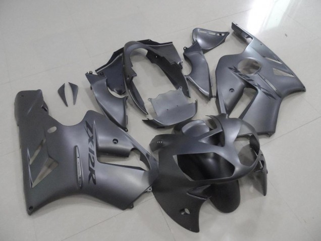 Best 2002-2006 Matte Grey Kawasaki ZX12R Motorcycle Fairings Kit Canada