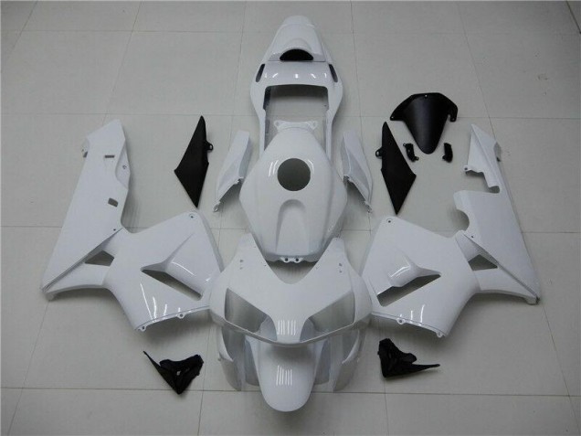 Best 2003-2004 Glossy White Honda CBR600RR Motorcycle Fairings Kit Canada