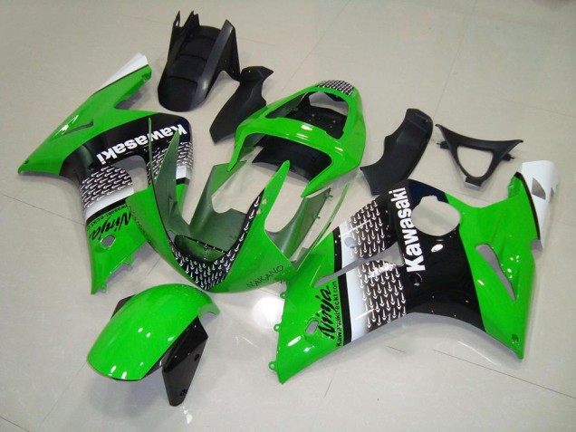 Best 2003-2004 Green Nakano Kawasaki ZX6R Replacement Motorcycle Fairings Canada