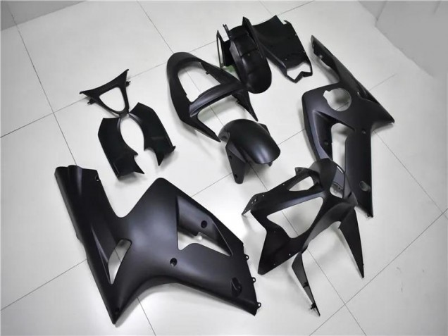 Best 2003-2004 Matte Black Kawasaki ZX6R Motorbike Fairing Kits Canada