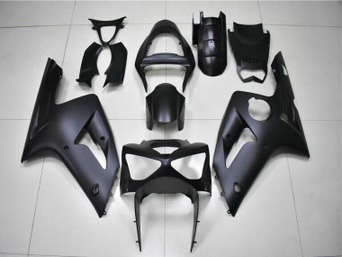 Best 2003-2004 Matte Black Kawasaki ZX6R Motorbike Fairing Kits Canada