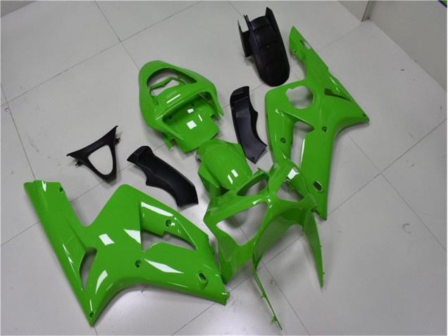 Best 2003-2004 Green Kawasaki ZX6R Replacement Fairings Canada