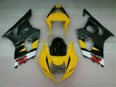 Best 2003-2004 Yellow Black Suzuki GSXR 1000 Motorcycle Fairings Kit Canada