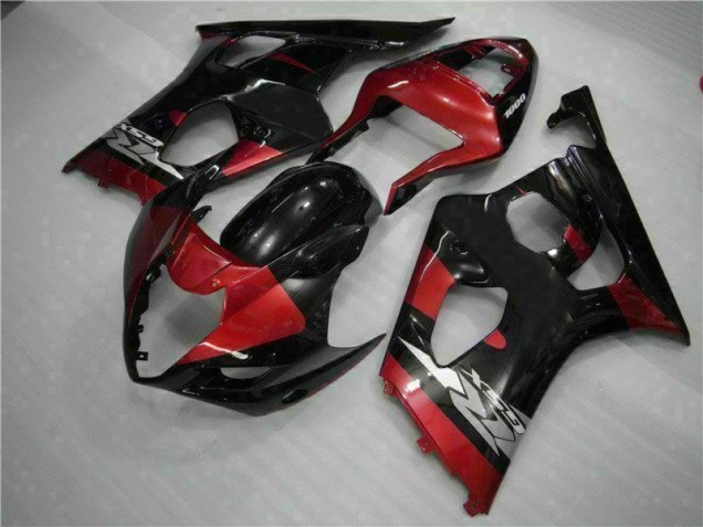 Best 2003-2004 Red Black Suzuki GSXR 1000 Motorcycle Fairing Kits Canada