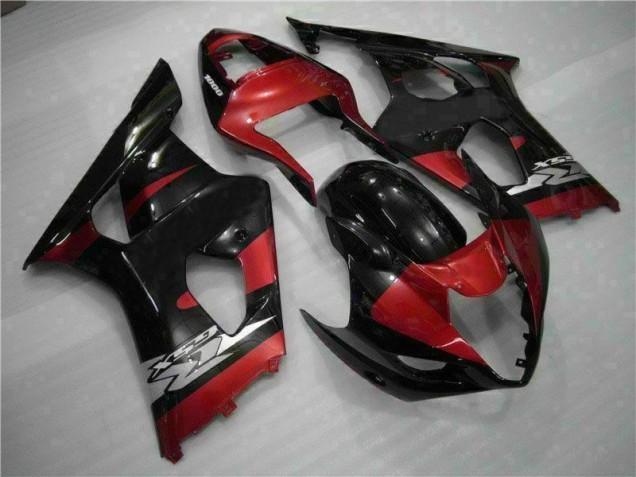 Best 2003-2004 Red Black Suzuki GSXR 1000 Motorcycle Fairing Kits Canada