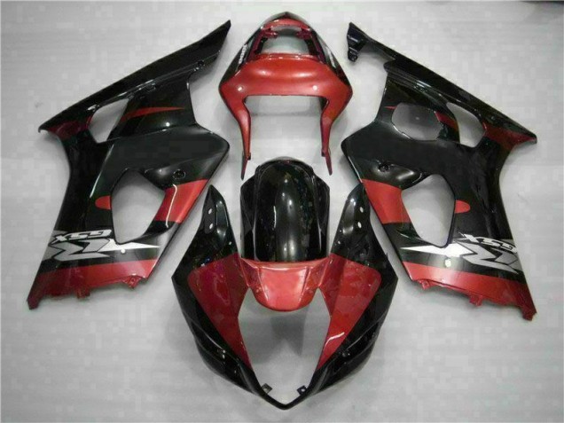 Best 2003-2004 Red Black Suzuki GSXR 1000 Motorcycle Fairing Kits Canada