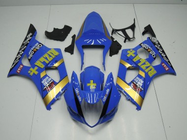 Best 2003-2004 Blue Rizla Suzuki GSXR 1000 Motorcycle Fairings Kits Canada