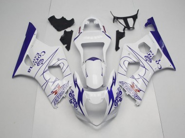 Best 2003-2004 Blue Whie Corona Suzuki GSXR 1000 Moto Fairings Canada