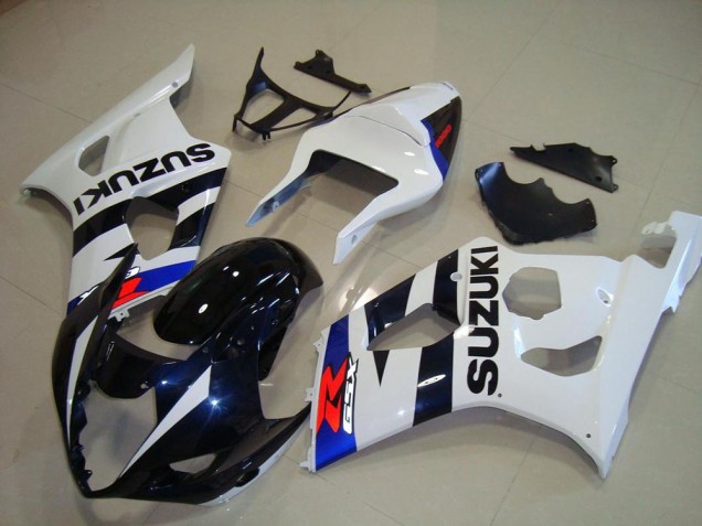 Best 2003-2004 Dark Blue White Suzuki GSXR 1000 Replacement Fairings Canada