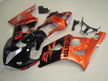 Best 2003-2004 Orange and Black Suzuki GSXR 1000 Motorcycle Fairings Canada