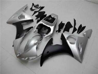 Best 2003-2005 Silver Black Yamaha YZF R6 Motorcylce Fairings Canada