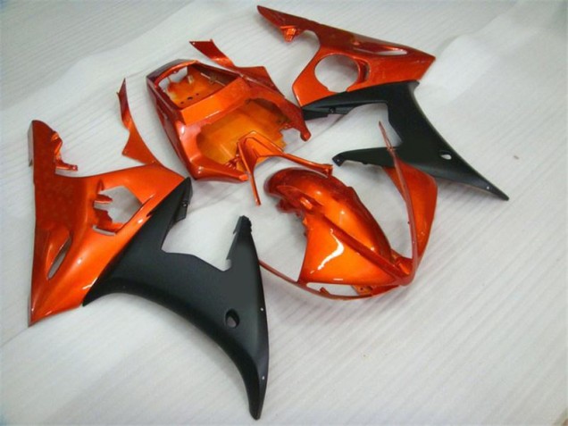 Best 2003-2005 Orange Black Yamaha YZF R6 Motorcycle Fairings Canada