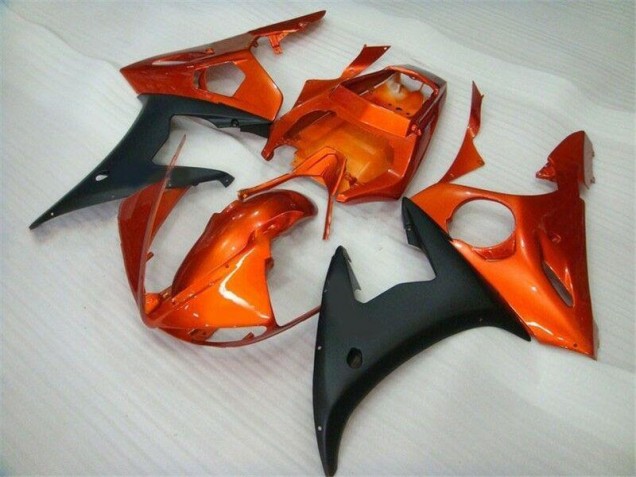 Best 2003-2005 Orange Black Yamaha YZF R6 Motorcycle Fairings Canada