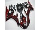 Best 2003-2005 Black Red Flame Yamaha YZF R6 Motorcycle Fairing Canada