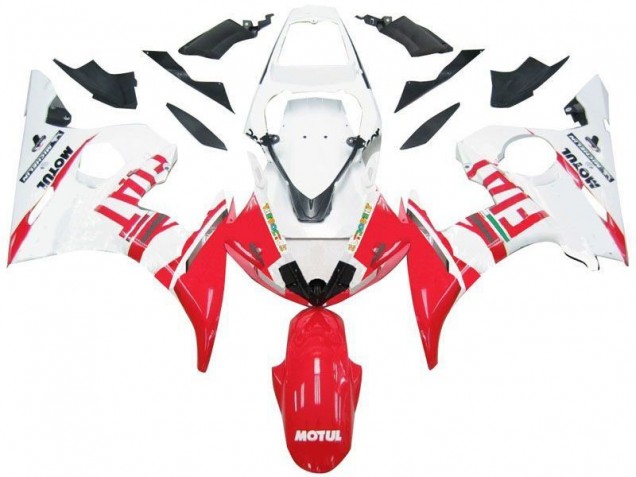 Best 2003-2005 White Red Fiat Yamaha YZF R6 Motorbike Fairing Canada