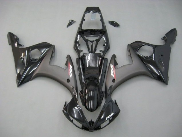 Best 2003-2005 Contrast Black Yamaha YZF R6 Motorcycle Replacement Fairings Canada