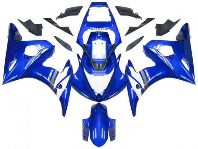 Best 2003-2005 Blue White Yamaha YZF R6 Motor Fairings Canada