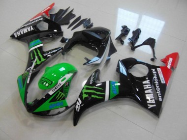 Best 2003-2005 Green Monster Yamaha YZF R6 Replacement Motorcycle Fairings Canada