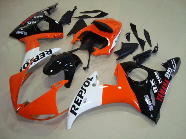 Best 2003-2005 Repsol Yamaha YZF R6 Motorcycle Fairings Kit Canada