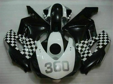 Best 2004-2005 White Black Honda CBR1000RR Replacement Fairings Canada