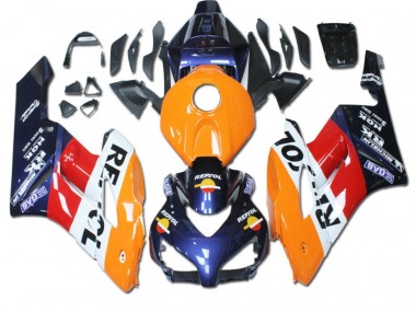 Best 2004-2005 Orange Red Blue Repsol Honda CBR1000RR Bike Fairing Canada