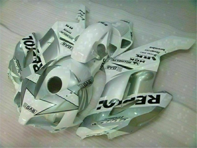 Best 2004-2005 White Silver Repsol Honda CBR1000RR Motorcyle Fairings Canada