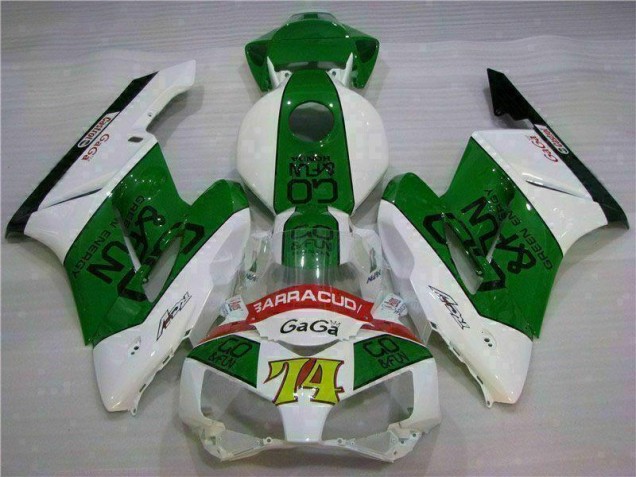 Best 2004-2005 Green White Honda CBR1000RR Motorcycle Fairing Canada