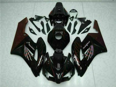 Best 2004-2005 Red Flame Honda CBR1000RR Motorcycle Fairing Kits Canada