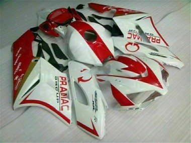 Best 2004-2005 White Red Honda CBR1000RR Bike Fairings Canada